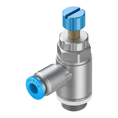 Festo One-Way Flow Control Valve GRLA-1/4-QS-8-RS-D GRLA-1/4-QS-8-RS-D